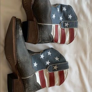 Roper Women’s American Flag Boots Size 7.5 New